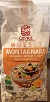 Mängden socker i Muesli montagnard