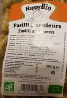 Mängden socker i Fusilli bio 3 couleurs