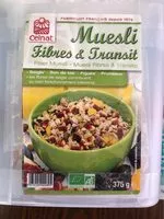 Mängden socker i Muesli Fibres et Transit