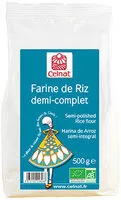 Mängden socker i Farine de riz demi-complet