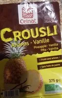 Mängden socker i Crousli ananas vanille