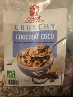 Mängden socker i Crunchy chocolat coco