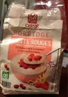 Mängden socker i Porridge fruits rouges
