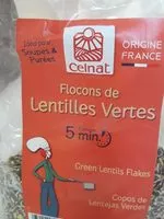 Mängden socker i Flocons de lentilles vertes