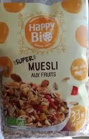 Mängden socker i Super Muesli aux fruits