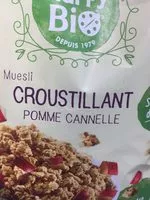 Mängden socker i Muesli pomme cannelle