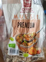 Mängden socker i muesli premium