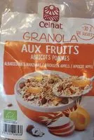 Mängden socker i Granola fruits abricots pommes