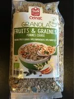 Mängden socker i Granola fruits & graines