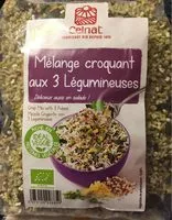 Mängden socker i Mélange croquant aux 3 légumineuses