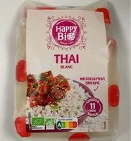 Mängden socker i Riz Thaï blanc happy bio