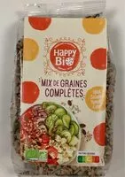 Mängden socker i Mix de graines complètes
