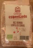 Mängden socker i Riz, quinoa lentilles corail
