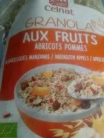 Mängden socker i Granola aux fruits abricots pommes