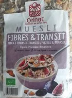 Mängden socker i Muesli  fibre et transit