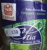 Mängden socker i Graine de Chia