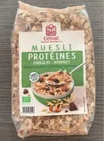 Mängden socker i Muesli Protéines