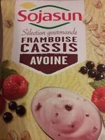 Mängden socker i Sojasun - Dessert au soja framboise cassis amande avoine