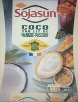 Mängden socker i Dessert Soja sur lit de Mangue Passion