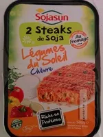 Mängden socker i Steaks de soja légumes du soleil chèvre