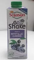 Mängden socker i Go Shake Soja & Myrtille Cassis