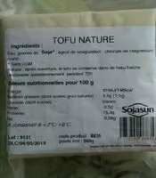 Mängden socker i Tofu nature