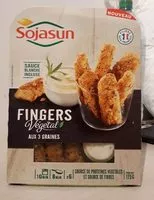 Mängden socker i Fingers végétaux aux 3 graines