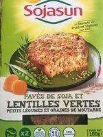 Mängden socker i Pavé de soja et lentilles vertes