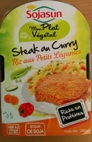Mängden socker i Mon plat végétal Steak de soja au curry, riz aux petits légumes