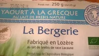Mängden socker i YAOURT a LA GRECQUE BREBIS NATURE