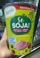 Mängden socker i So soja ! Myrtille cerise