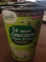 Mängden socker i Soja à la grecque Vanille Bourbon