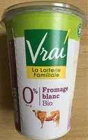 Mängden socker i Fromage blanc nature 0%