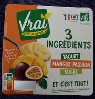 Mängden socker i Yaourt Mangue Passion sucre