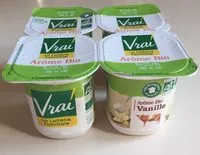 Mängden socker i Yaourt arôme naturel Vanille Bio Vrai