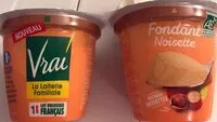 Mängden socker i Dessert lacté biologique à la noisette