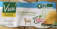 Mängden socker i Yaourts bio de brebis poire