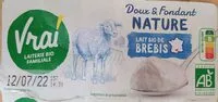 Mängden socker i Douceur nature au lait de brebis