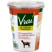 Mängden socker i Fromage blanc biologique au lait de chèvre
