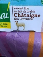 Mängden socker i Yaourt au lait de brebis Chataigne des Cevennes