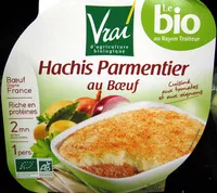 Mängden socker i Hachis Parmentier au Boeuf Bio Vrai