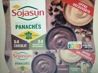 Mängden socker i Dessert vegetal panachés : 4 chocolat 4 noisette amande