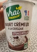 Mängden socker i Yaourt crémeux a la grecque stracciatella