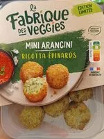 Mängden socker i Mini arancini ricotta épinards
