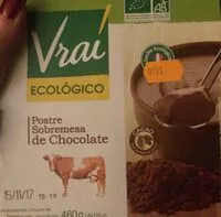 Mängden socker i Postre sobremesa de chocolate