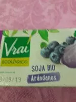 Mängden socker i Especialidad vegetal de soja sabor arándanos