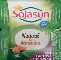 Mängden socker i Postre de soja natural con almendra