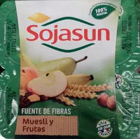 Mängden socker i Postre de soja Muesli y Frutas