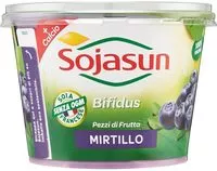 Mängden socker i Sojasun Bifidus Pezzi di Frutta Mirtillo