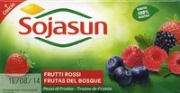 Mängden socker i Postre de soja frutas del bosque
